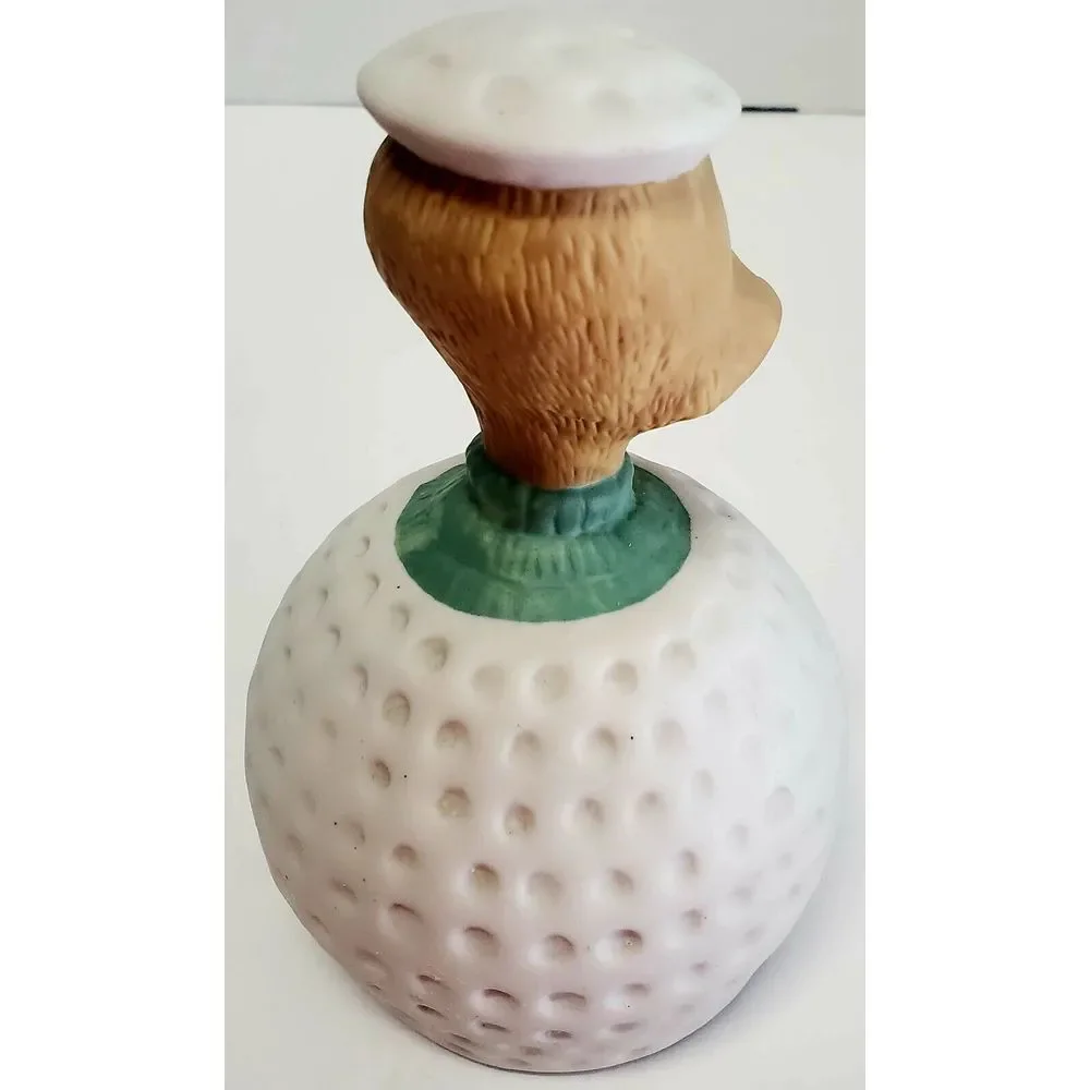 VTG Enesco Musical Eggbert &Friends Malcom Bowmer 1989 Golf Tea for Two Figurine